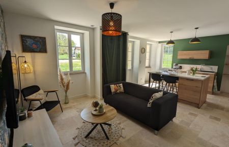Pièce de vie Gîte n°16G4099 Boutiers-Saint-Trojan - Charente - Pièce de vie
