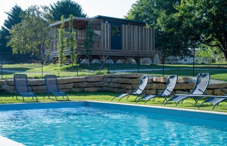 Cabane sur pilotis16G10972 Bioussac - Charente - photo