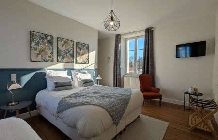 Chambre d'h&ocirc;tes n&deg;16G9668 Saint-Saturnin - Charente - Aestivum, chambre &agrave; l'&eacute;tage