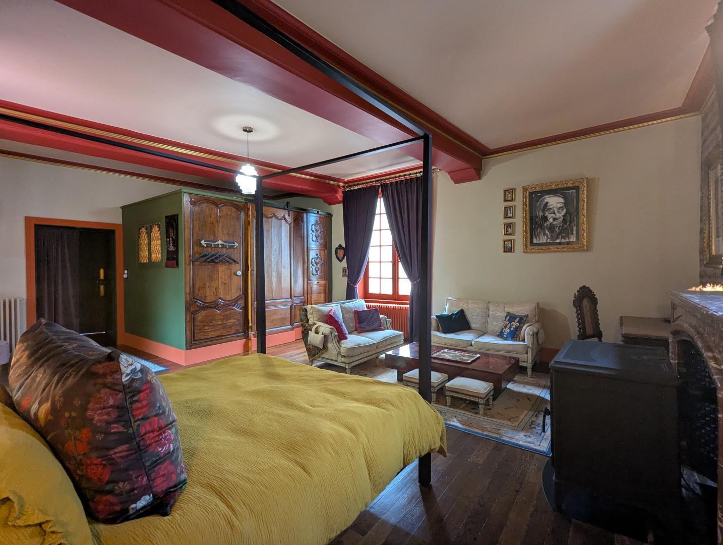 Chambre médiévale au 1er étage avec lit 160 x 200 photo 33
