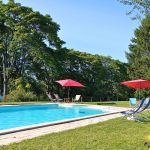 Piscine 6x12 m &agrave; partager, avec nage &agrave; contre-courant et cl&ocirc;ture + volet roulant (ouverte juillet &agrave; septembre)